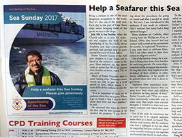 Sea Sunday 2017 article in Cape Town Archdiocese newspaper