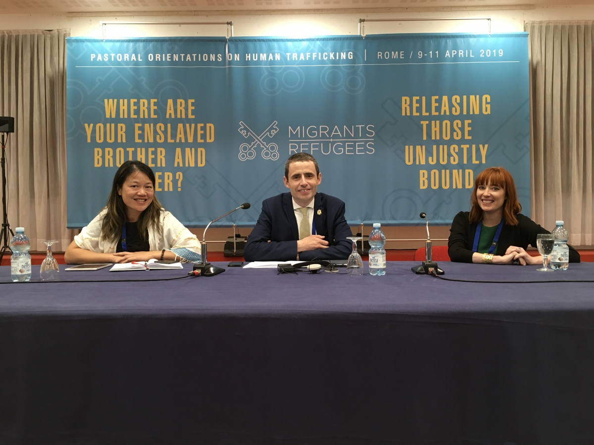 Martin Foley with Zhou Mi and Dr Jessica Sparks